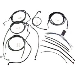 Magnum Control Clutch Brake Cable Kit Black for 12-14in. Apes ABS