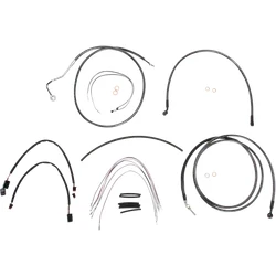 Magnum Control Clutch Brake Cable Kit Upper Black for 12-14in. Apes