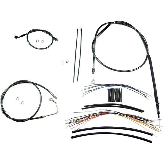 Magnum Control Clutch Brake Cable Kit Upper Black for 18-20in. Apes 2