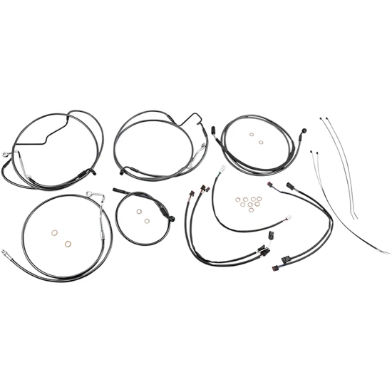 Magnum Control Clutch Brake Cable Kit Black for 12-14in. Apes ABS 2