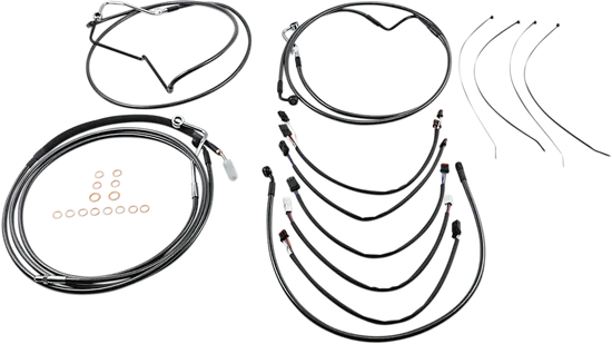 Magnum Control Clutch Brake Cable Kit Black for 15-17in. Apes ABS