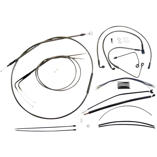 Magnum Control Clutch Brake Cable Kit Upper Black for 12-14in. Apes 3