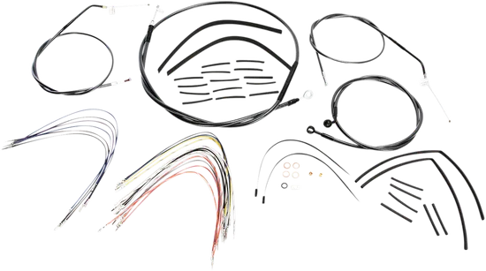 Magnum Control Clutch Brake Cable Kit Black for 10-12in. Apes