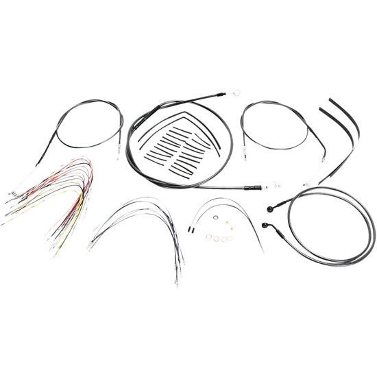 Magnum Control Clutch Brake Cable Kit Black for 14-16in. Apes 2