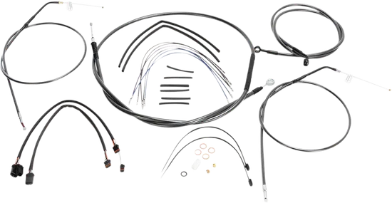 Magnum Control Clutch Brake Cable Kit Black for 10-12in. Apes