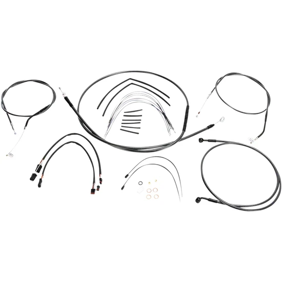 Magnum Control Clutch Brake Cable Kit Black for 14-16in. Apes 2