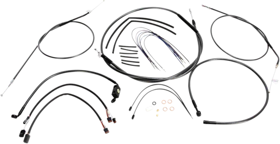 Magnum Control Clutch Brake Cable Kit Black for 10-12in. Apes ABS