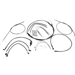 Magnum Control Clutch Brake Cable Kit Black for 10-12in. Apes ABS