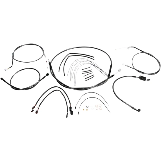 Magnum Control Clutch Brake Cable Kit Black for 14-16in. Apes ABS 2