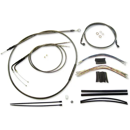 Magnum Control Clutch Brake Cable Kit Black for 15-17in. Apes ABS 2
