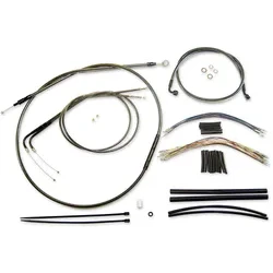 Magnum Control Clutch Brake Cable Kit Black for 15-17in. Apes