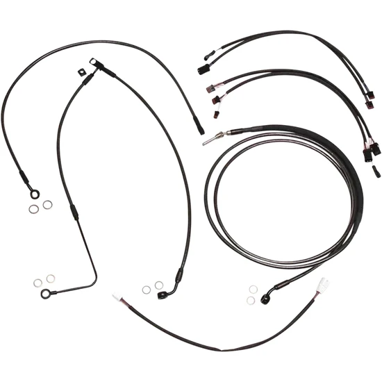Magnum Control Clutch Brake Cable Kit Black for 12-14in. Apes ABS 2