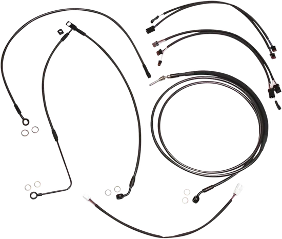 Magnum Control Clutch Brake Cable Kit Black for 12-14in. Apes ABS