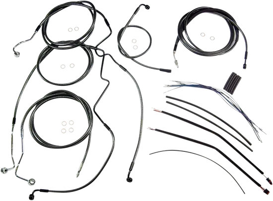 Magnum Control Clutch Brake Cable Kit Black for 12-14in. Apes ABS