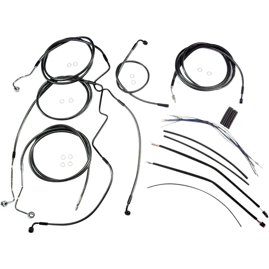 Magnum Control Clutch Brake Cable Kit Black for 12-14in. Apes ABS 2