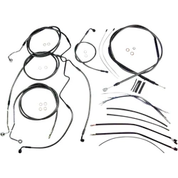 Magnum Control Clutch Brake Cable Kit Black for 18-20in. Apes ABS