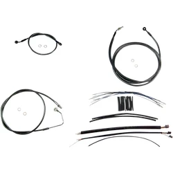 Magnum Control Clutch Brake Cable Kit Upper Black for 12-14in. Apes ABS
