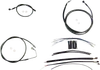 Magnum Control Clutch Brake Cable Kit Upper Black for 18-20in. Apes ABS