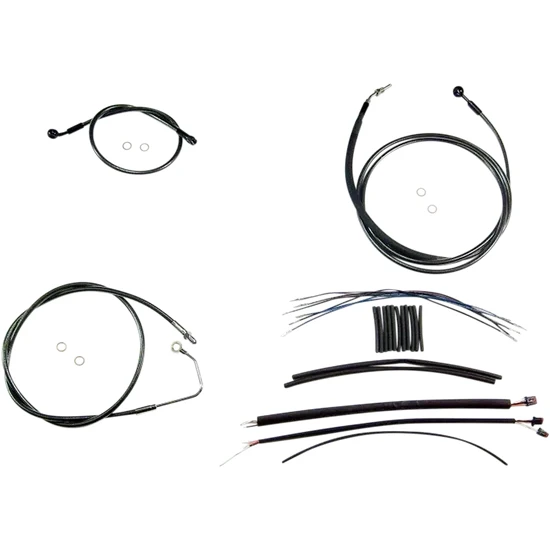 Magnum Control Clutch Brake Cable Kit Upper Black for 18-20in. Apes ABS 3