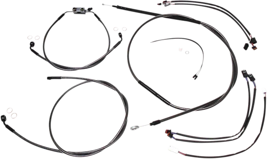 Magnum Control Clutch Brake Cable Kit Black for 12-14in. Apes ABS