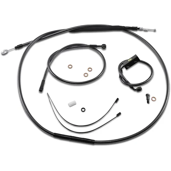 Magnum Control Clutch Brake Cable Kit Black for 12-14in. Apes ABS 3