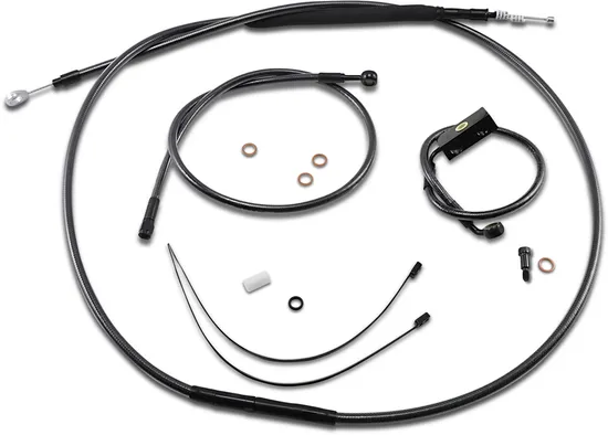 Magnum Control Clutch Brake Cable Kit Black for 12-14in. Apes ABS
