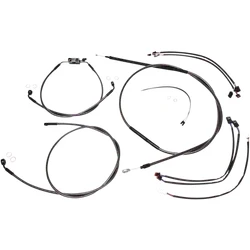 Magnum Control Clutch Brake Cable Kit Black for 12-14in. Apes ABS
