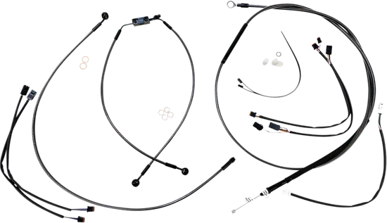 Magnum Control Clutch Brake Cable Kit Black for 12-14in. Apes ABS
