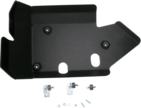 Moose Black Aluminum Chassis Belly Engine Skid Plate Guard