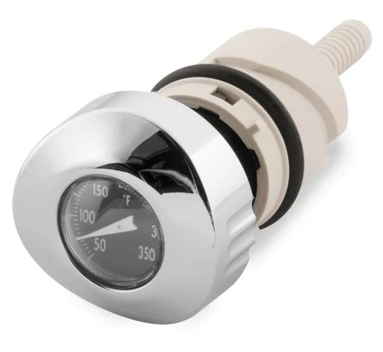 BC Pop Up Oil Tank Dipstick W Temp Gauge Black Face