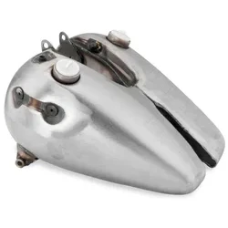 Bikers Choice Hand Shift Gas Fuel Petrol 1Pc Rod Style Tank 3.5 Gal