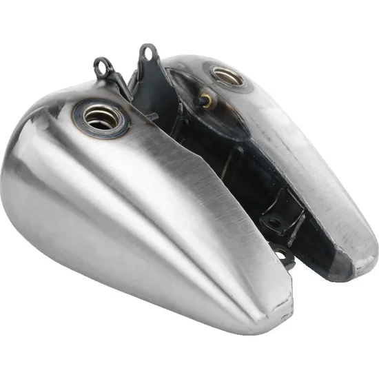 BC Flat Side Gas Petrol Fuel Tank 5 Gal for Harley Softail FXST FLST 1