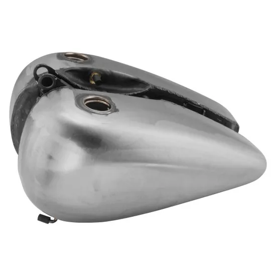 BC Flat Side Gas Petrol Fuel Tank 5 Gal for Harley Softail FXST FLST 4