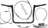 Magnum 1.25in. Viking Bagger Handlebar Installation Kit Black 12in. ABS