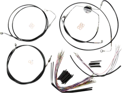 Magnum XR Clutch Brake Cable Kit Black w Chr for 12-14in. ABS