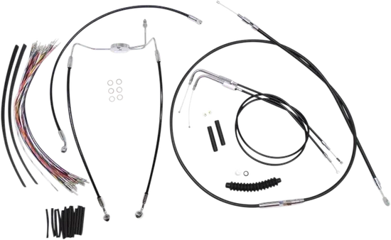 Magnum XR Clutch Brake Cable Kit Black w Chr for 12-14in.
