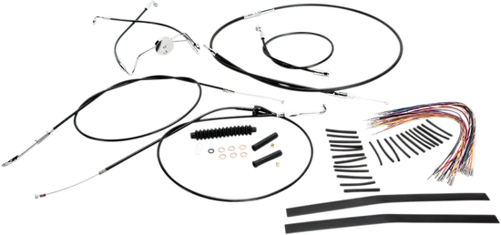 Magnum XR Clutch Brake Cable Kit Black w Chr for 15-17in.