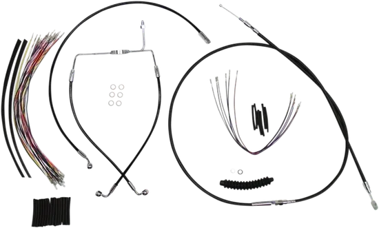 Magnum XR Clutch Brake Cable Kit Black w Chr for 15-17in.