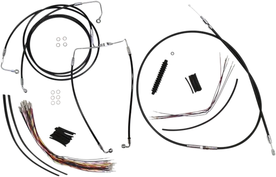 Magnum XR Clutch Brake Cable Kit Black w Chr for 12-14in. ABS