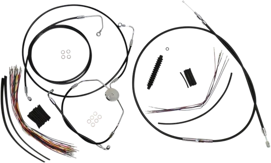 Magnum XR Clutch Brake Cable Kit Black w Chr for 12-14in. ABS