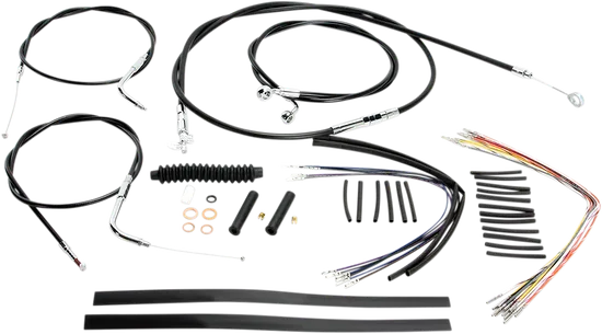 Magnum XR Clutch Brake Cable Kit Black w Chr for 12-14in.