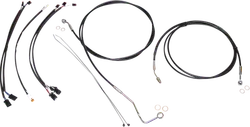 Magnum XR Clutch Brake Cable Kit Upper Black w Chr for 12-14in. ABS
