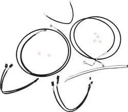 Magnum XR Clutch Brake Cable Kit Upper Black w Chr for 15-17in. ABS