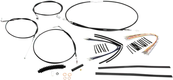 Magnum XR Clutch Brake Cable Kit Black w Chr for 12-14in.