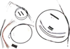 Magnum XR Clutch Brake Cable Kit Black w Chr for 15-17in.