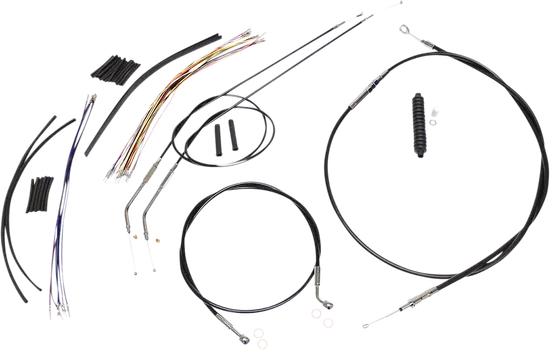 Magnum XR Clutch Brake Cable Kit Black w Chr for 10-12in.