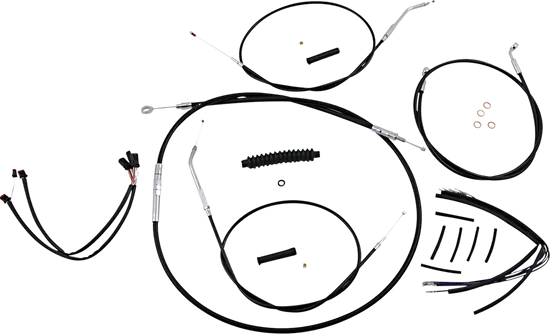 Magnum XR Clutch Brake Cable Kit Black w Chr for 14-16in.