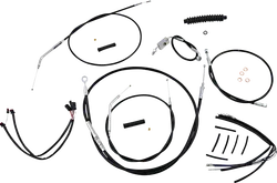 Magnum XR Clutch Brake Cable Kit Black w Chr for 14-16in. ABS