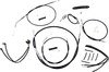 Magnum XR Clutch Brake Cable Kit Black w Chr for 14-16in. ABS