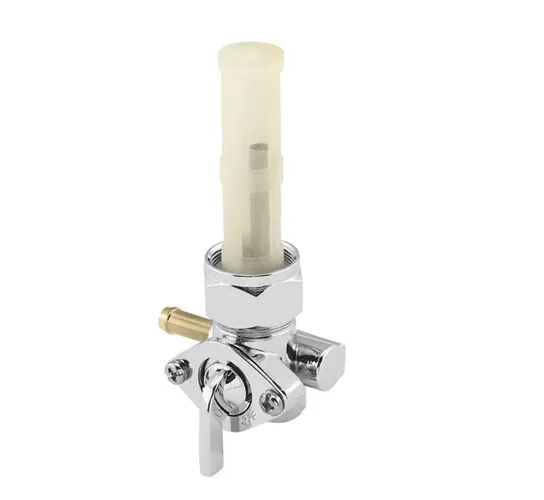 BC Late Style Petcock Straight Outlet Left Spigot Brass Filter 1